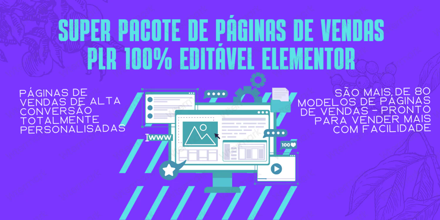 Pacote Páginas de Vendas  PLR